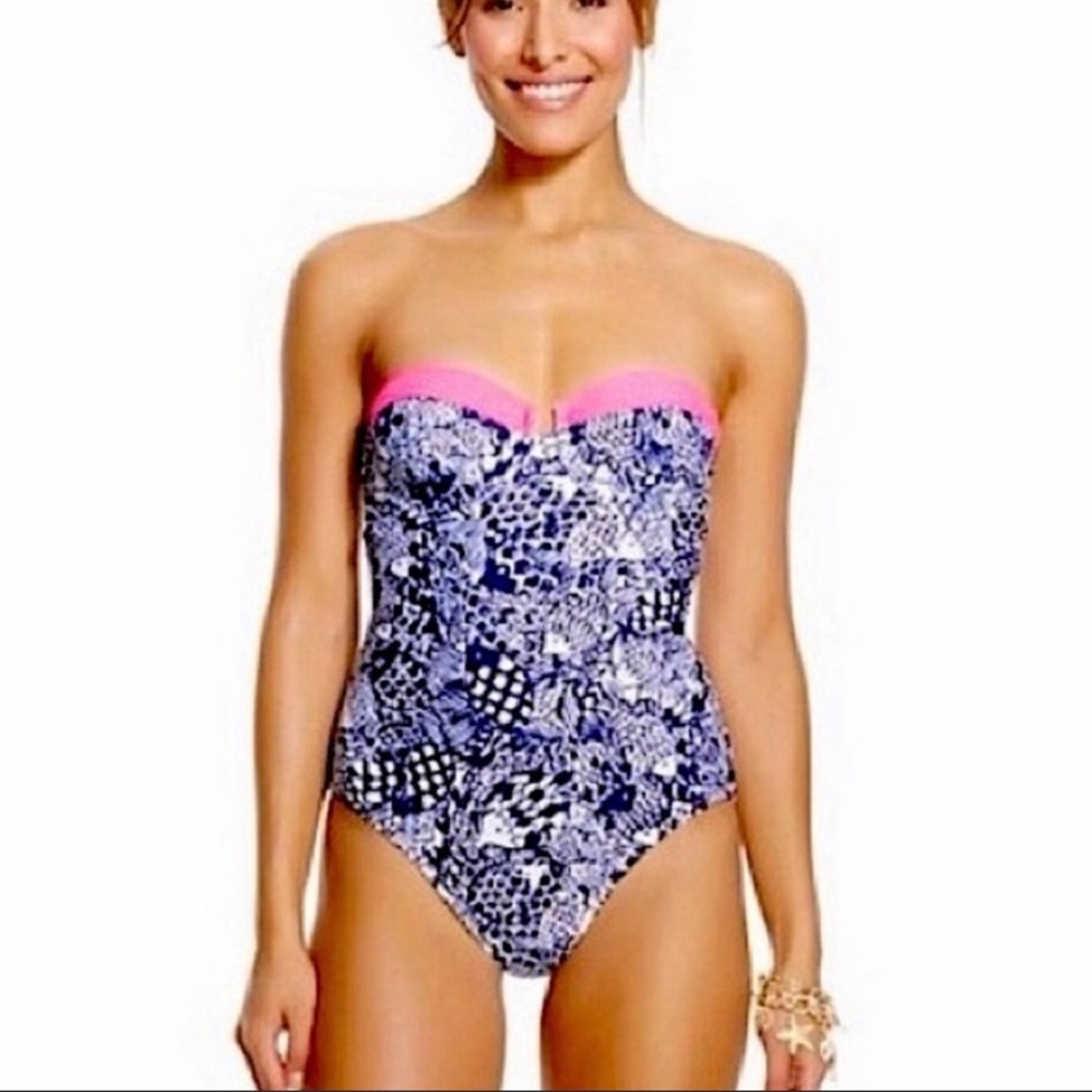 Lilly Pulitzer for Target Fish Print One Piece Swimwear
